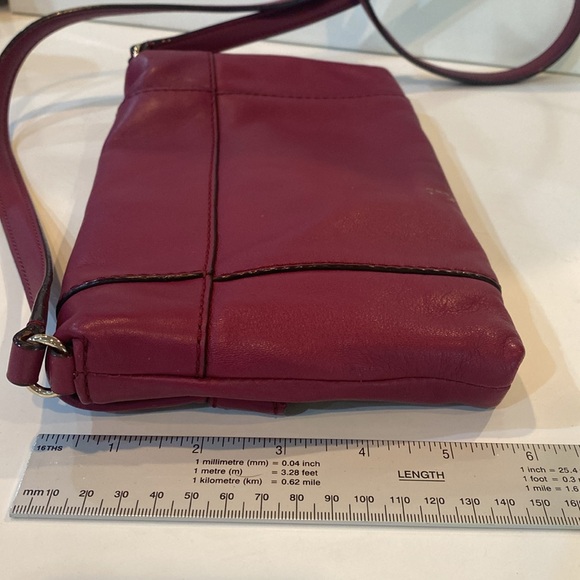 Kate Spade Fremont Place Julian Crossbody Bag - Red Plum Leather GUC - Picture 9 of 15